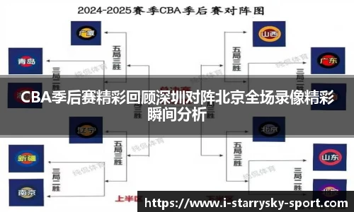 CBA季后赛精彩回顾深圳对阵北京全场录像精彩瞬间分析